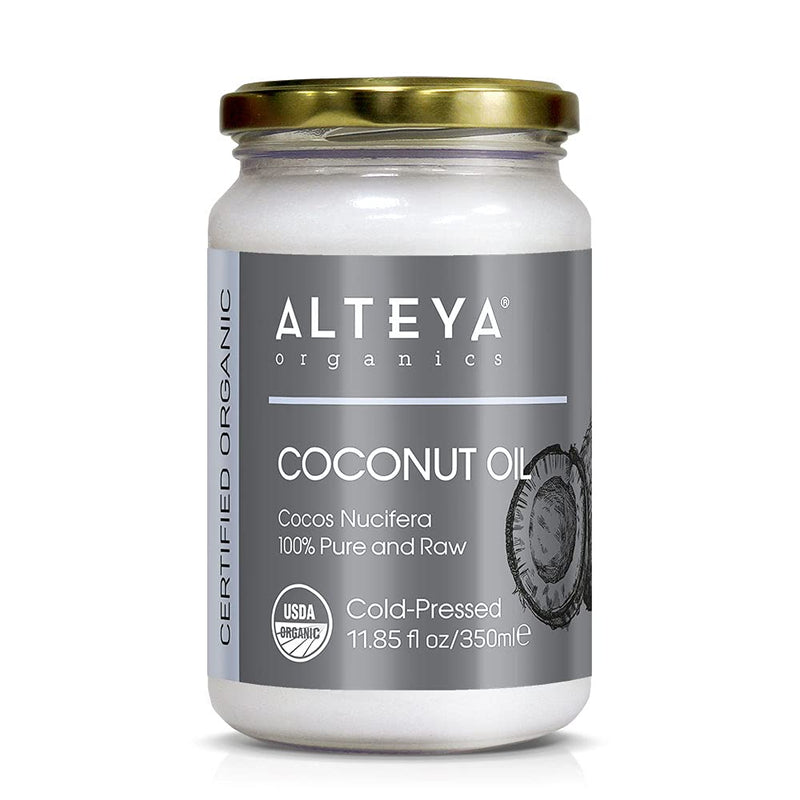 Alteya Organic Extra Virgin Coconut Oil 11.85fl oz/ 350ml - 100% USDA Certified Organic Pure Natural Extra Virgin Coconut Oil (Cocos Nucifera) - BeesActive Australia