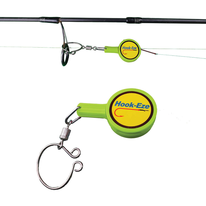 HOOK-EZE Fishing Gear Knot Tying Tool - Cover Fishing Hooks While Tying Strong Fishing Knots. Quick Knot Tool is Easy to Use, Great Fishing Accessories for Every Tackle Box. Suitable for All Ages Green - BeesActive Australia
