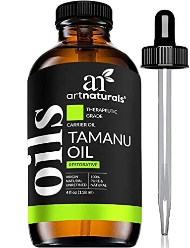 ArtNaturals 100% Pure Extra Virgin Tamanu Oil (4 Fl Oz / 120ml) Natural - Cold Pressed - for Skin, Face, Hair & Scalp – Relief for Acne, Scars, Stretch Marks Psoriasis & Eczema, Dry Skin & Blisters - BeesActive Australia