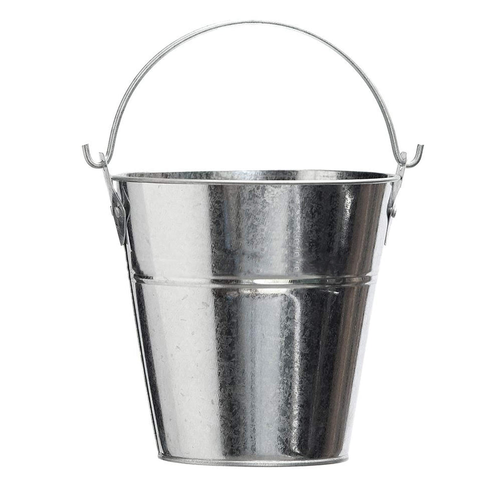 [AUSTRALIA] - BBQ Butler Steel Grease Bucket for Grill/Smoker - Galvanized Drip Buckets - Small Bucket- Pellet Grill Accessories - Traeger, Pit Boss Grills - Metal Pail with Handle - Dripping Pail - 2 Quart Size 