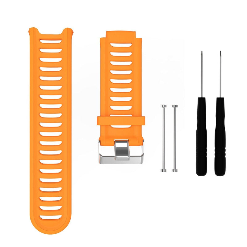 Band for Garmin Forerunner 910XT Watch, Silicone Wristband Replacement Watch Band for Garmin Forerunner 910XT Orange - BeesActive Australia