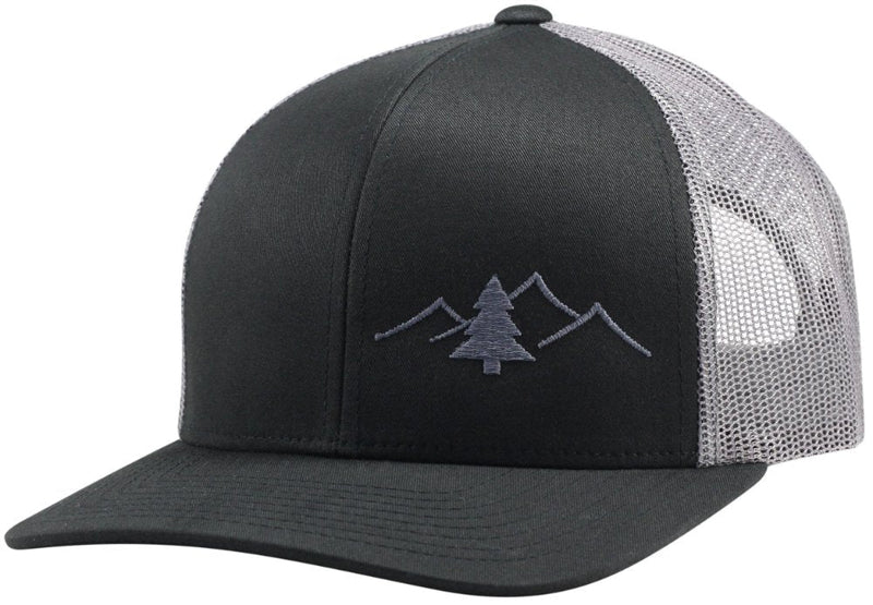 LINDO Trucker Hat - The Great Outdoors One Size Black/Graphite - BeesActive Australia