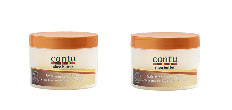 Cantu Softening Body Butter 7.25 Ounce Jar (214ml) (2 Pack) - BeesActive Australia