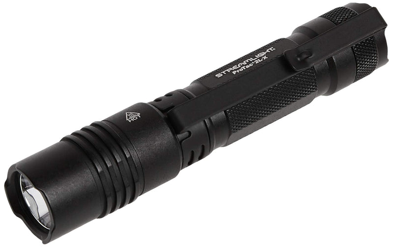 STREAMLIGHT 88063 ProTac 2L-X 500 Lumen Professional Tactical Flashlight with High/Low/Strobe Dual Fuel Use 2x CR123A or 1x Rechargeable Li-iON Batteries and Holster - 500 Lumens,Black W/ CR123A Batteries Easy-open Box - BeesActive Australia