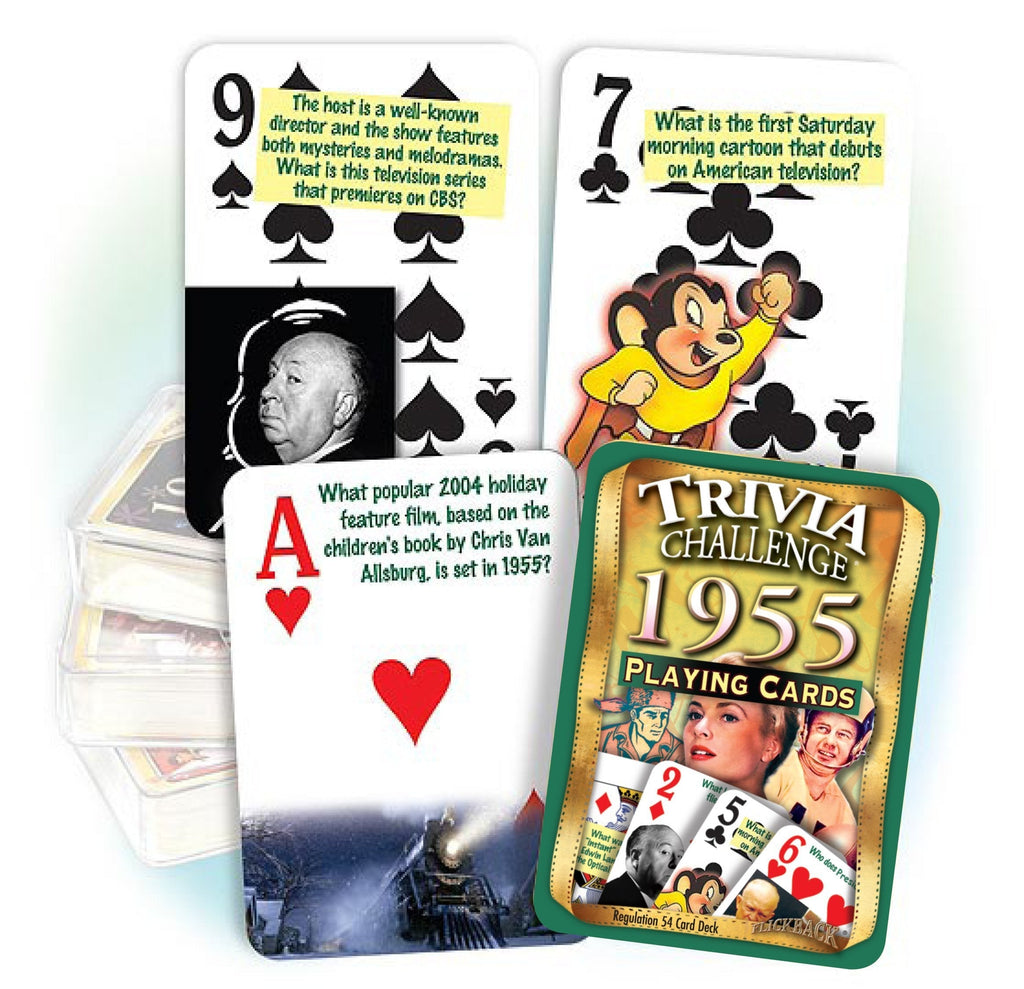 [AUSTRALIA] - Flickback 1955 Trivia Playing Cards: 65th Birthday 