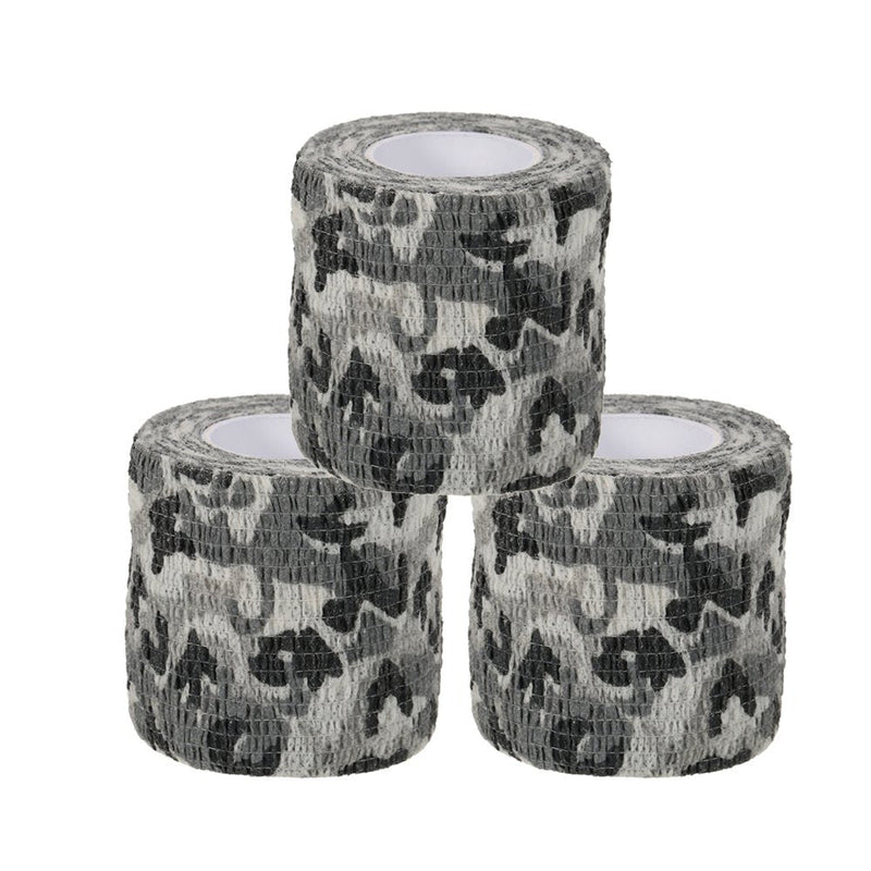 SEADESKY Uning Self-Adhesive Protective Camouflage Tape Wrap 5CM x 4.5M Tactical Camo Form Multi-Functional Non-Woven Fabric Stealth Tape Stretch Bandage for Outdoor Military Hunting Camouflage 6 - BeesActive Australia