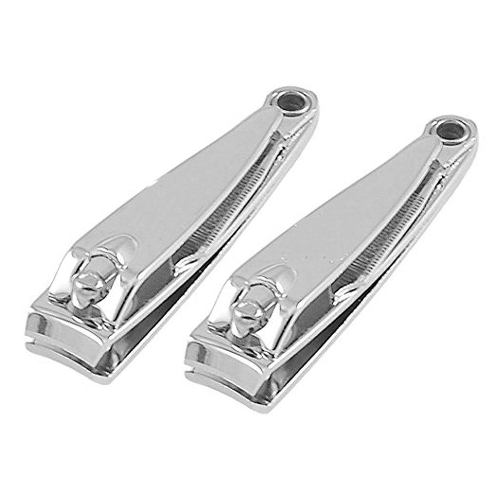 2 Pieces Stainless Steel Nail Clippers Flat Fingernail Nail Trimmer Nail Cutter - BeesActive Australia