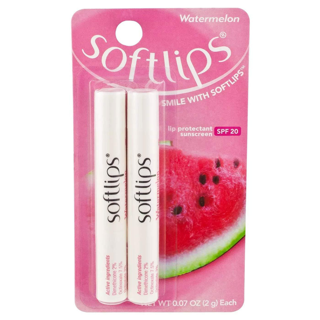 Softlips Lip Protectant SPF 20 Watermelon, 0.07 Ounce - BeesActive Australia