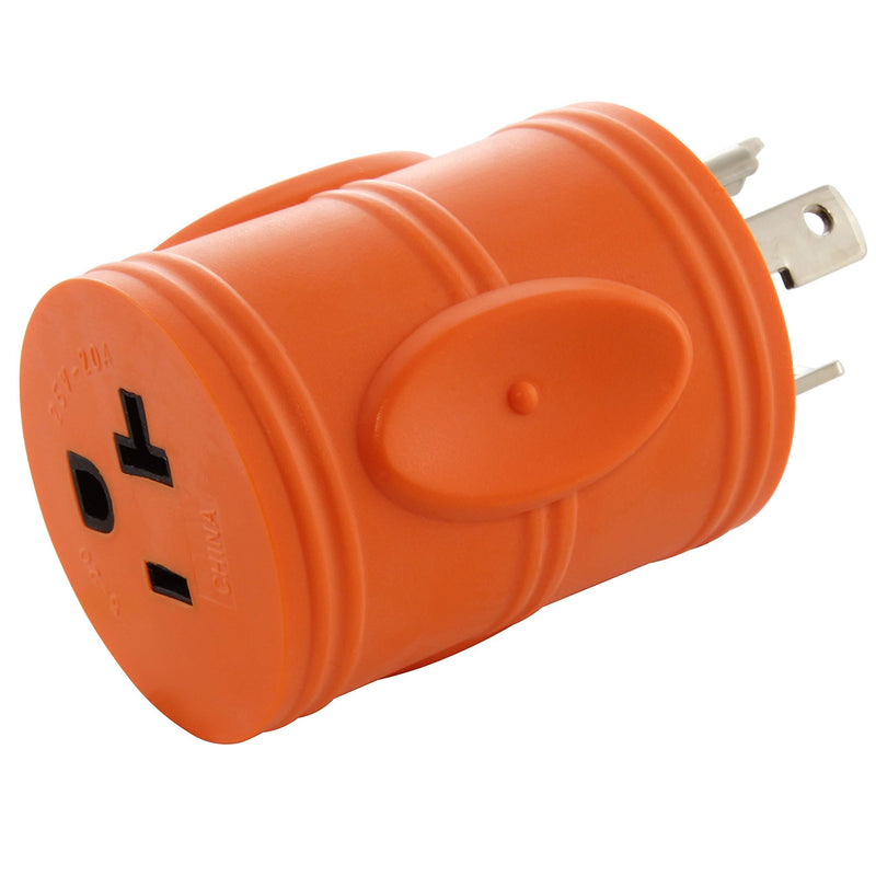 [AUSTRALIA] - AC WORKS Shore Power Adapters L5-30 30A Locking to 15/20A Household 