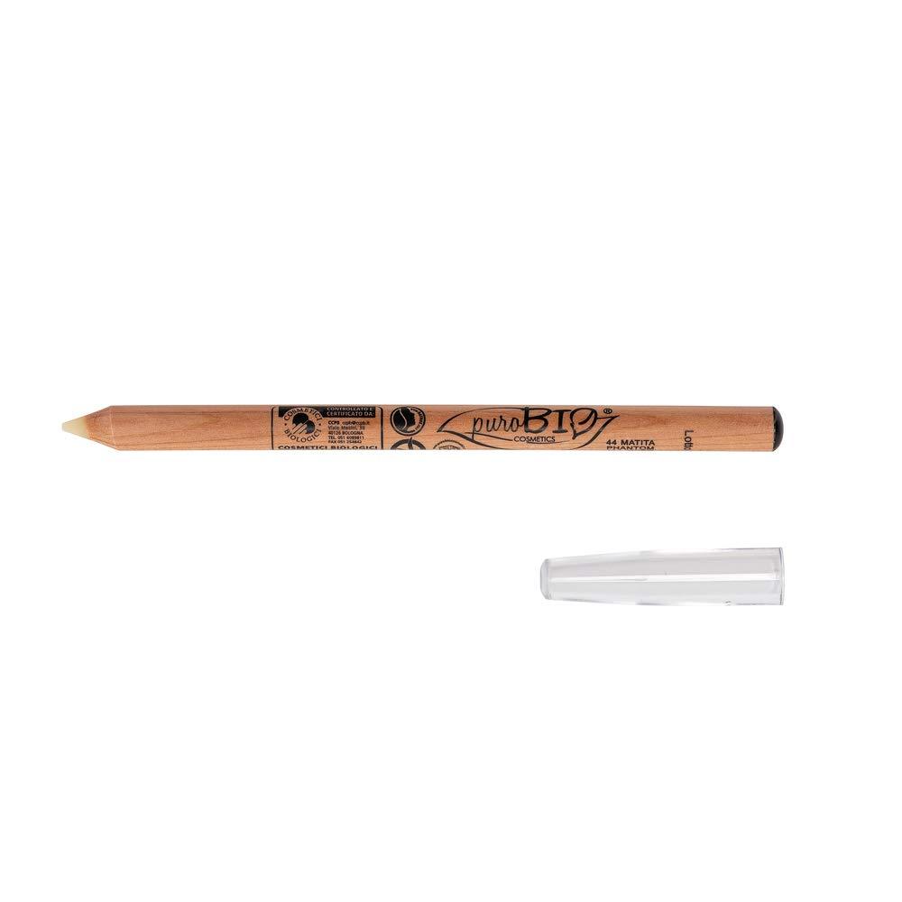 PuroBIO Certified Organic NO 44 PHANTOM Miracle Eye, Lip ,Eyebrow Pencil with Vitamins and Plant Oils. Ideal as contouring pencil, primer, makeup eraser.VEGAN.ORGANIC.MADE IN ITALY. - BeesActive Australia