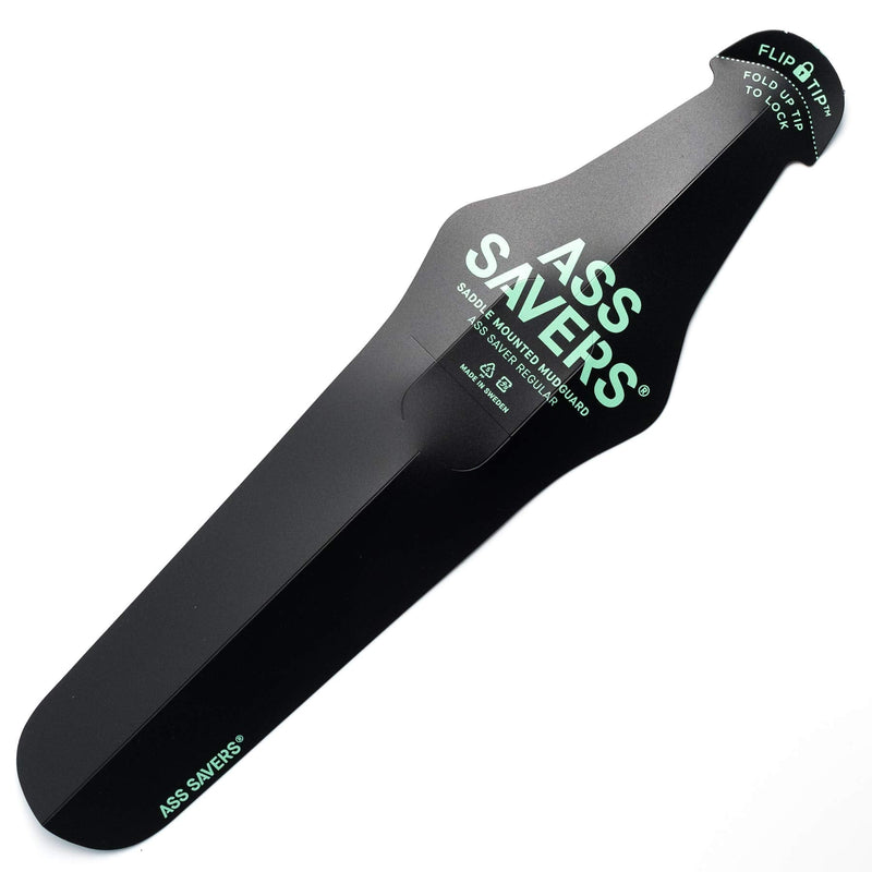 Ass Savers Unisex's ASR-1-BLK Bicycle fenders, Black, Regular - BeesActive Australia