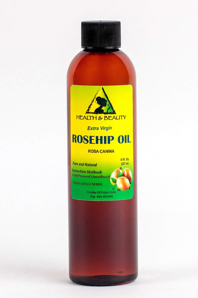 Rosehip Seed Oil Unrefined by H&B OILS CENTER Raw Extra Virgin Cold Pressed Premium Quality Natural Pure 8 oz - BeesActive Australia