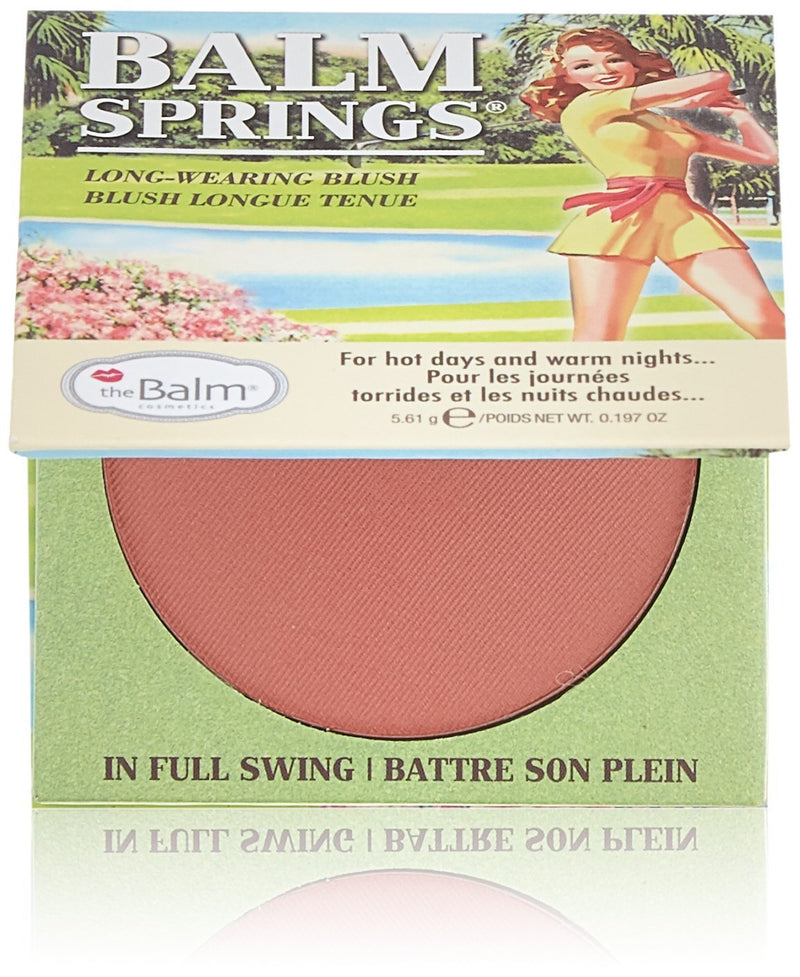 theBalm, Earthy-Rose Balm Springs Multifunctional Flawless Highlighter Blush Makeup, Pressed Staining Face Powder, Talc-Free, Fade-Resistant Formula - BeesActive Australia