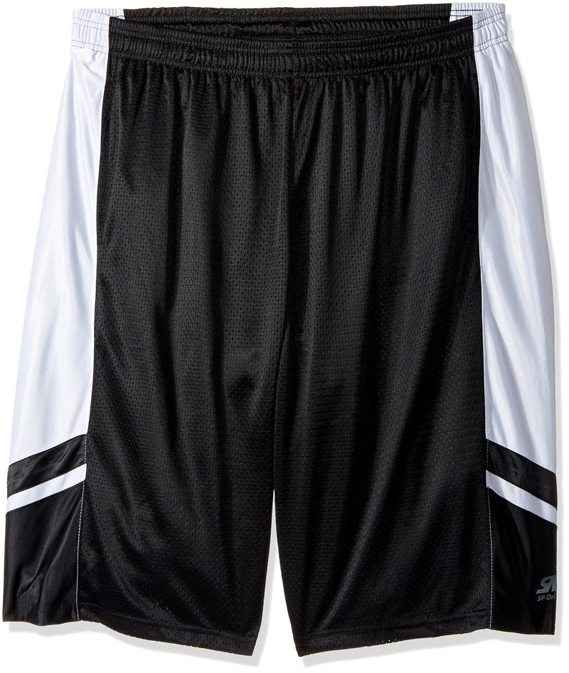 [AUSTRALIA] - Southpole Men's Big and Tall Basic Basketball Mesh Shorts Black 3X 