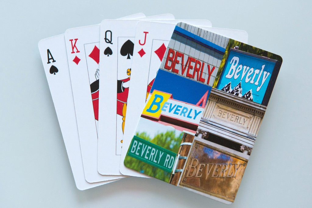 [AUSTRALIA] - BEVERLY Personalized Playing Cards - featuring photos of actual signs 