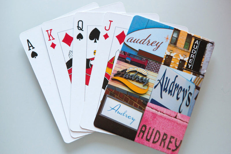 [AUSTRALIA] - AUDREY Personalized Playing Cards - featuring photos of actual signs 