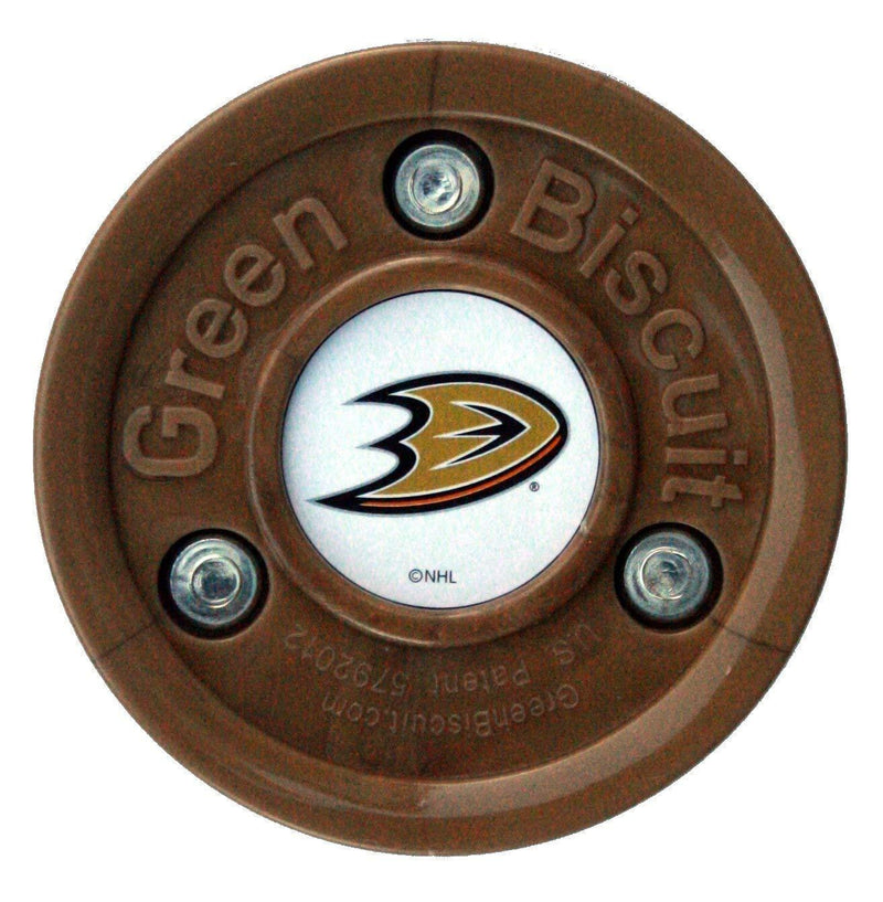 Green Biscuit Original NHL Puck. Pick Your Favorite NHL Team! Anaheim Ducks - BeesActive Australia