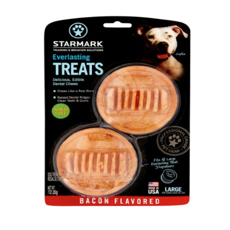 (3 Pack) Star Mark Everlasting Bacon Dog Dental Chews, Large - BeesActive Australia