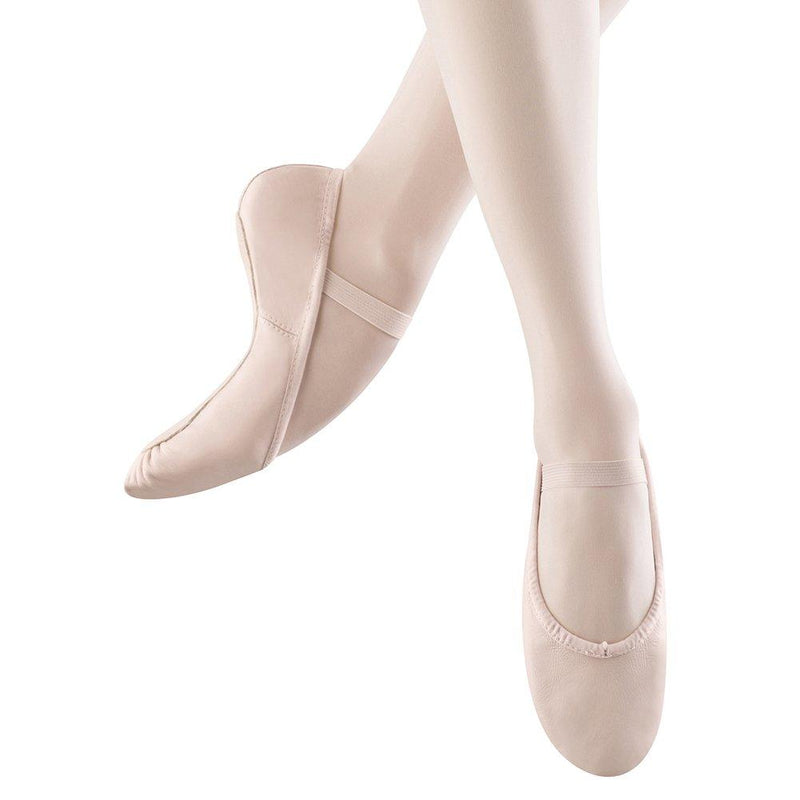 [AUSTRALIA] - Bloch Girls Dance Dansoft Full Sole Leather Ballet Slipper/Shoe, Theatrical Pink, 1 Wide Little Kid 