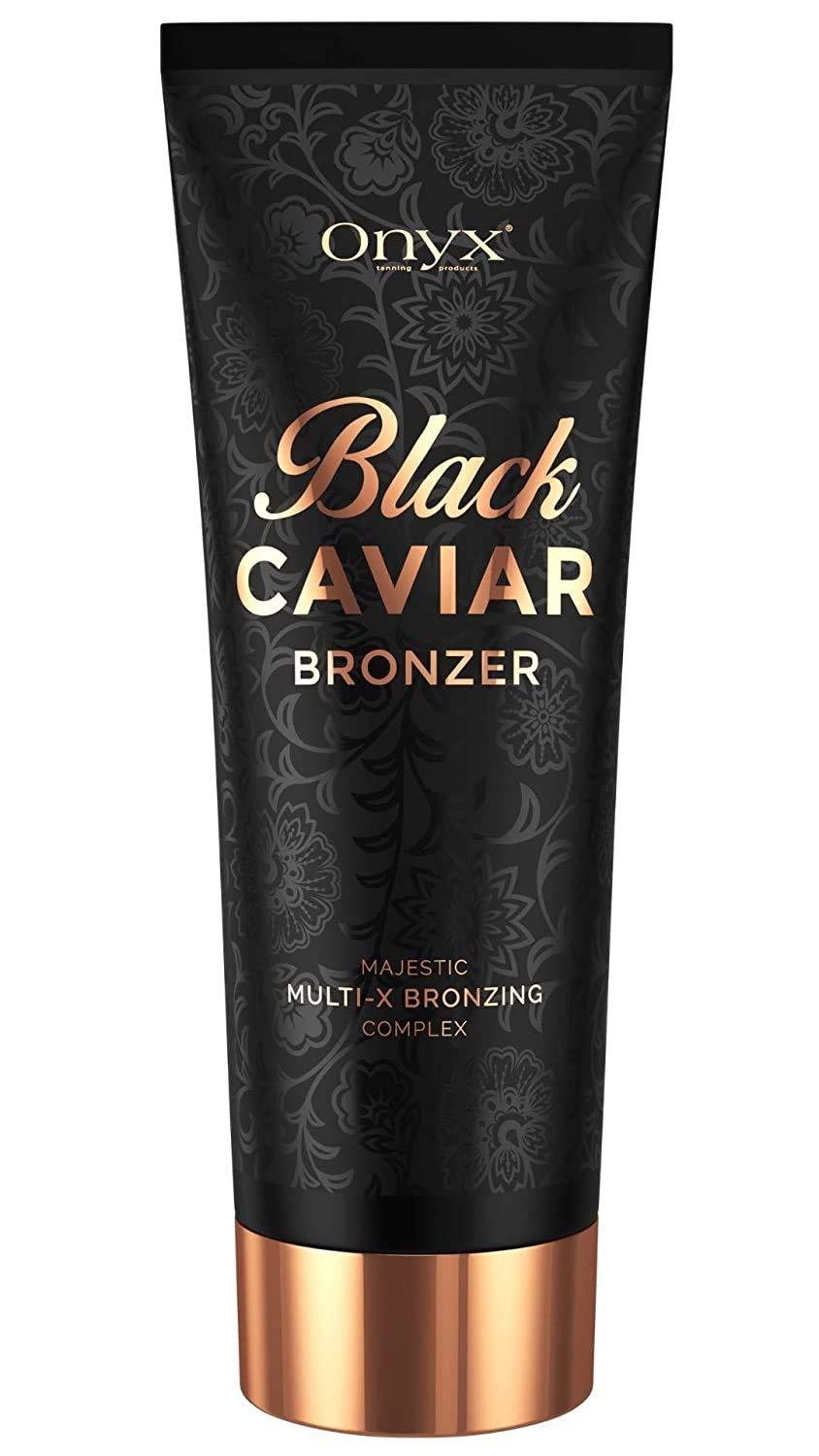 Onyx Black Caviar Sunbed Dark Tanning Lotion Immediate Extreme Effect Advanced Multi-X Bronzing Complex - BeesActive Australia