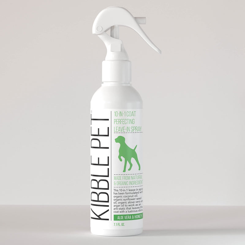 Dog Leave in Conditioner Spray, Professional Grooming, Dry Itchy Skin Moisturizer, Coat Deodorizer, Long Lasting Warm Vanilla Amber Scent, Hypoallergenic, 100% Organic, Made in The USA, 7.1 oz - BeesActive Australia