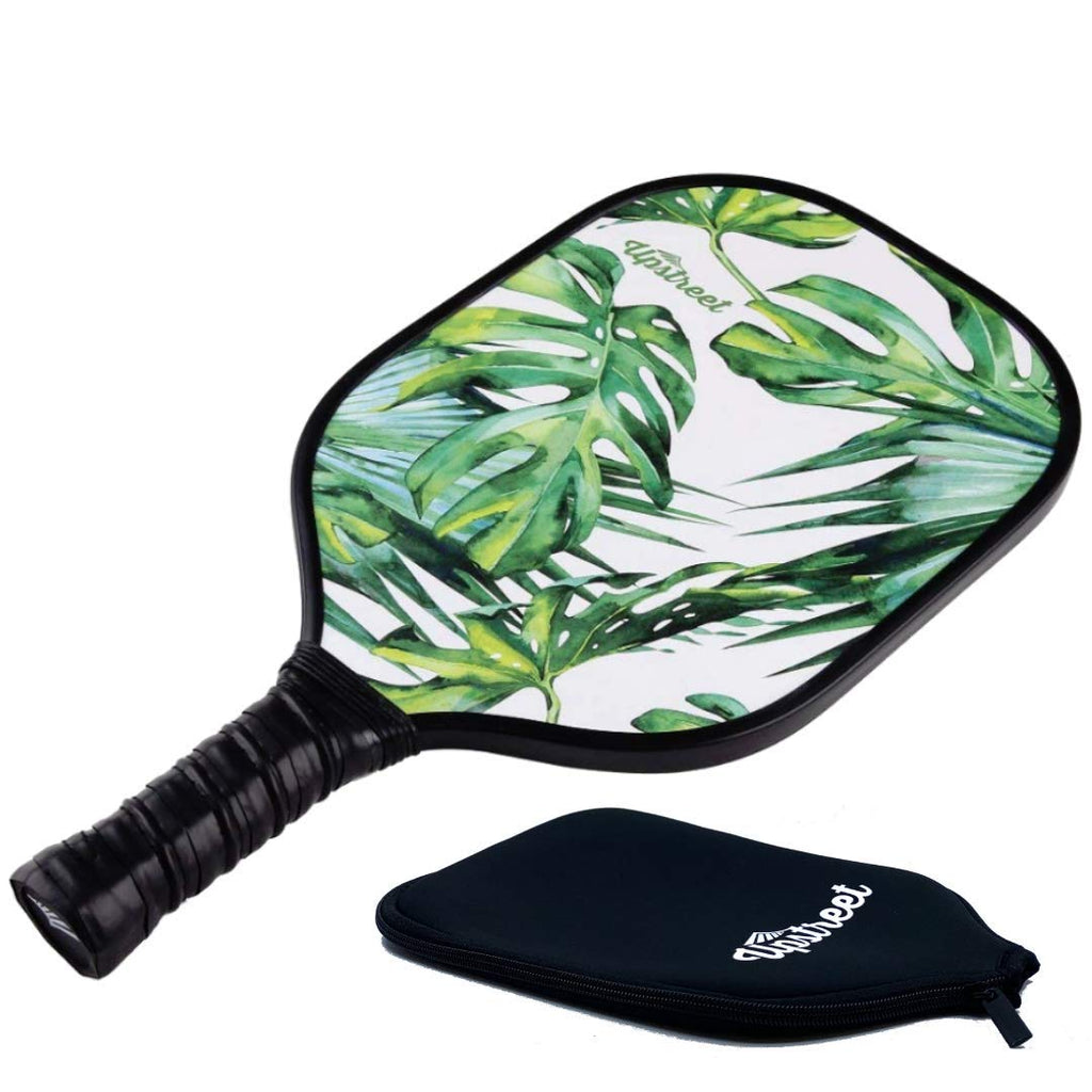 Upstreet Graphite Pickleball Paddle Set | Gold Blue Silver Glitter Cheetah Snakeskin Tiger | Pickleball Rackets Include Padded Cover, Lightweight Honeycomb Composite Pickleball Paddles for Women & Men Forrest Green - BeesActive Australia