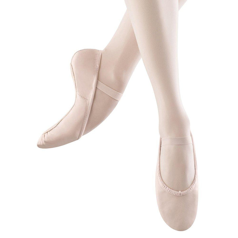 [AUSTRALIA] - Bloch Girls Dance Dansoft Full Sole Leather Ballet Slipper/Shoe, Theatrical Pink, 1.5 X-Narrow Little Kid 
