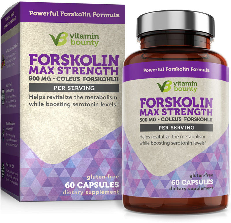 Forskolin - Non GMO, Gluten Free & Made in USA - Coleus Forskohlii Extract 60ct - Vitamin Bounty - BeesActive Australia