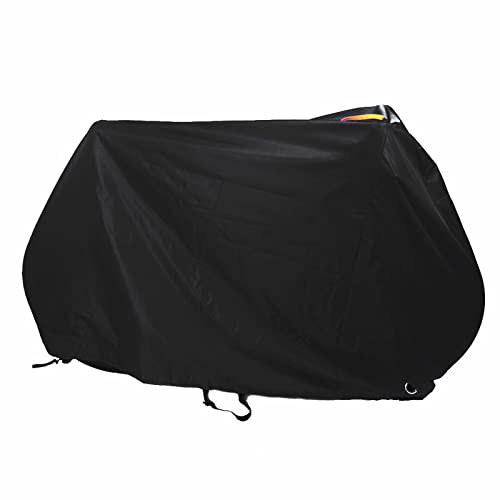 Kotivie Black Lockable Foldable Waterproof Sun Protective Bicycle Cover for 1 to 3 All Kinds of Bikes with Double Buckle Straps - BeesActive Australia
