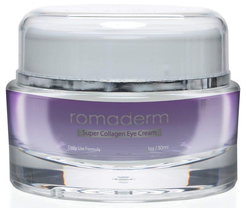 Romaderm- Super Collagen Eye Cream-Dark Circles, Puffiness, Wrinkles and Bags - The Most Effective Anti-Aging Eye Cream for Under and Around Eyes - BeesActive Australia