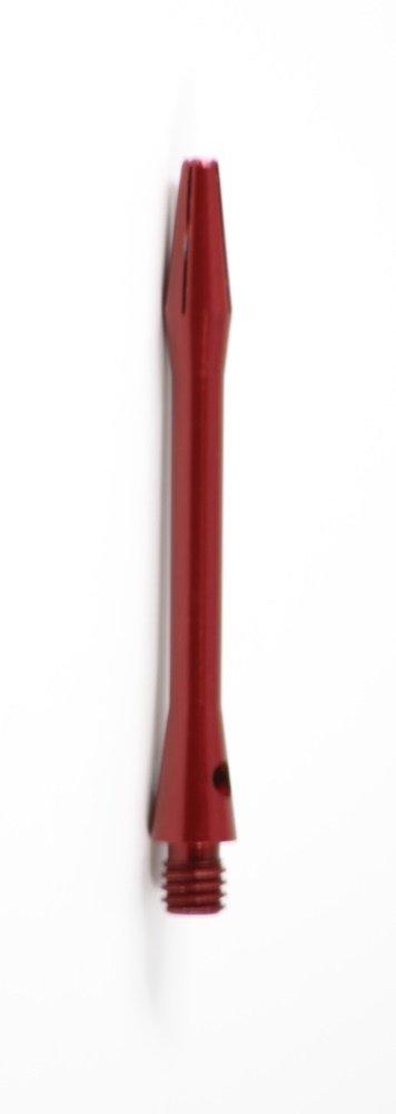 [AUSTRALIA] - US Darts - Red Aluminum Dart Shafts - 3 Sets (9 shafts), 2BA Medium (2 inch), O'rings 