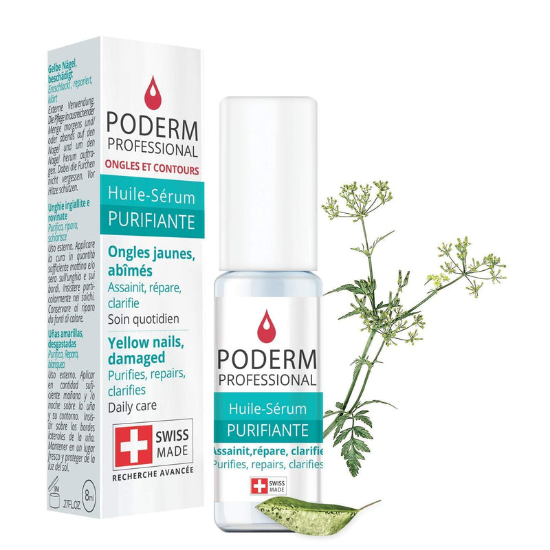 PODERM - TOENAIL FUNGUS TREATMENT | Extra strength plant-based anti-fungal which purifies, repairs and clarifies nails| Professional foot and hand care | Easy & fast | Made in Switzerland - BeesActive Australia
