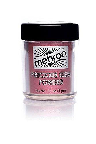 Mehron Precious Gem Glitter Powder 0.17 Oz | Silky, Bright Colors, Shimmering & Sparkling Loose Eyeshadow | For Face, Body & Nails | Add Intensity, Improve Looks & Create Dramatic Effect (Ruby) - BeesActive Australia