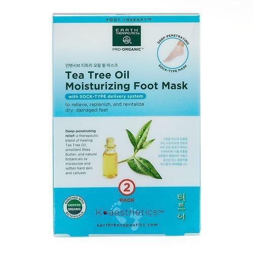 Earth Therapeutics 2-pk. Tea Tree Oil Foot Masks - BeesActive Australia