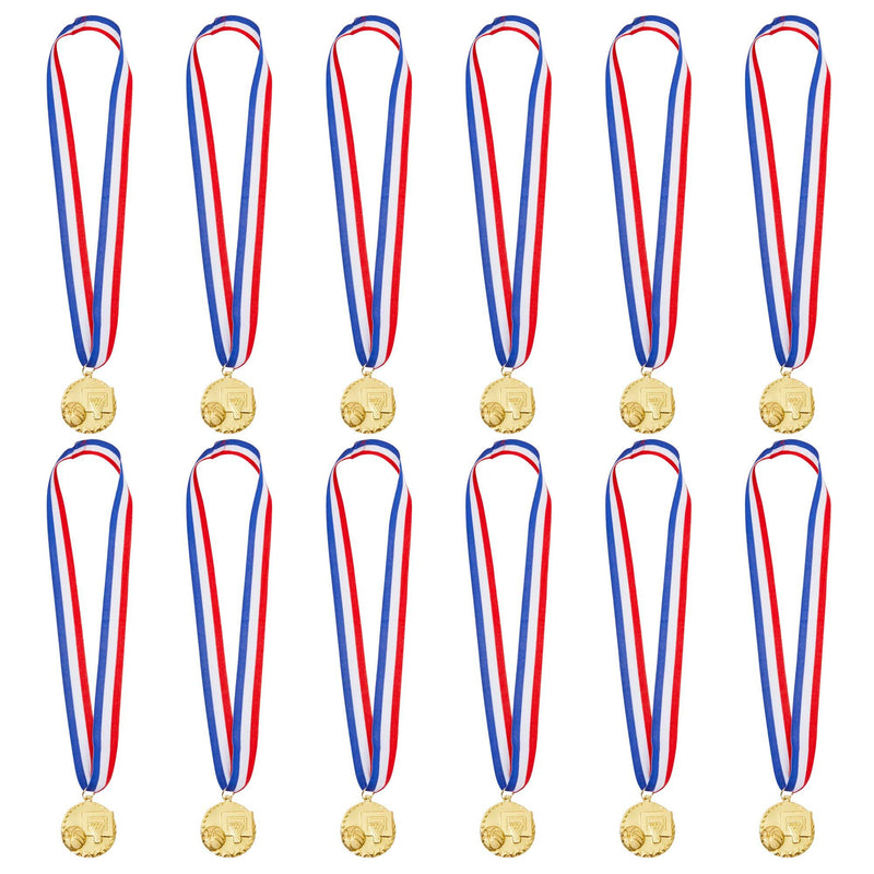 Juvale Gold Basketball Medals, Awards for Sport Game Competitions, Tournaments (12 Pack) - BeesActive Australia