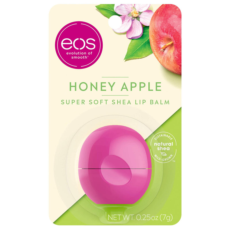 eos Super Soft Shea Lip Balm - Honey Apple | 24 Hour Hydration | Lip Care to Moisturize Dry Lips | Gluten Free | 0.25 oz - BeesActive Australia