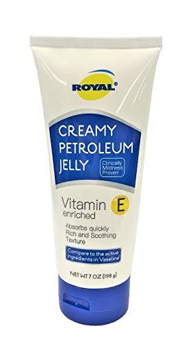 Vitamin E Enriched Creamy Petroleum Jelly by Royal - 7 Oz. - Rich, Soothing Texture - BeesActive Australia