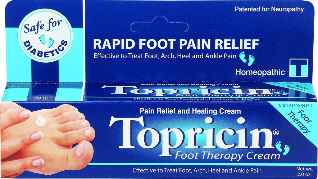 Topricin, Cream Foot Therapy, 2 Ounce - BeesActive Australia