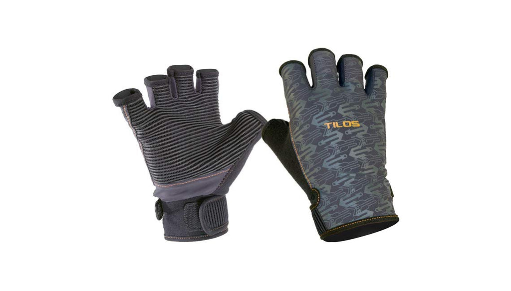 Tilos 1mm Osmos Fingerless Paddling Glove Black X-Large - BeesActive Australia