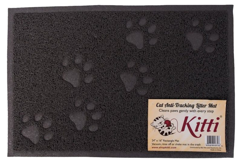 Kitti Cat Litter Anti Tracking Mats, Rectangle, Gray - BeesActive Australia