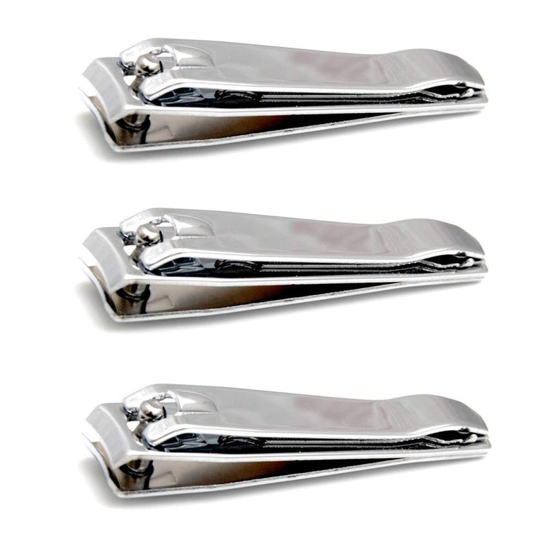 Luxxii (3 Pack) Sharp Nail Clippers Set with Nail File Toenail Clippers Nail Cutter Clipper Gift Set for Men and Women Pack of 3 - BeesActive Australia