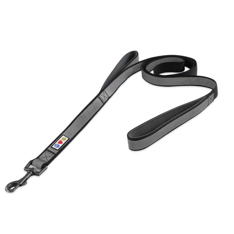 Pawtitas Double Handle Dog Leash Heavy Duty for Training No Pull Leashes Ideal for Medium and Large Dogs| Great for Walking, Running & Training Black - BeesActive Australia