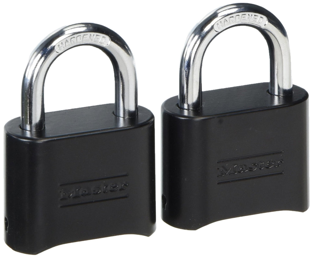 Master Lock 178D Set-Your-Own Combination Padlock, Die-Cast, Black (Pack of 2) - BeesActive Australia