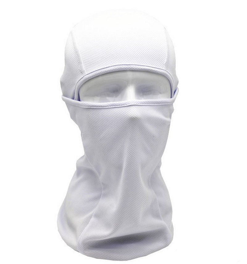 HFDA 7in1 Balaclava Face Mask Windproof Neck Warmer Breathable Hood Quick Dry Cycling Headgear White - BeesActive Australia