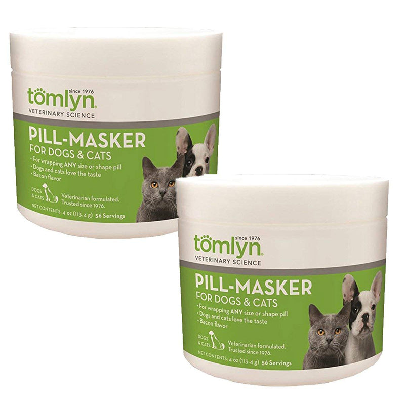 Tomlyn 2 Pack Pill-Masker Original Bacon-Flavored Paste for Dogs & Cats, 4oz each - BeesActive Australia