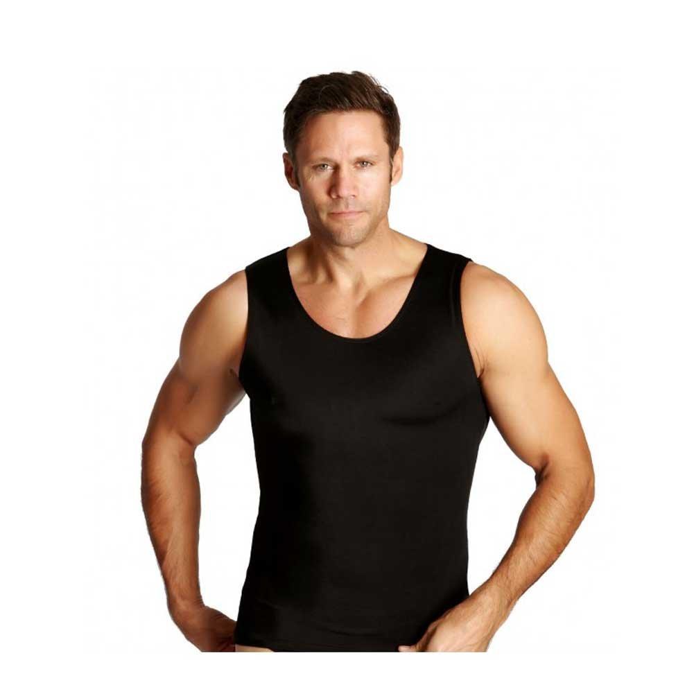 Insta Slim ISPRO Slimming Muscle Tank Top Shapewear Compression Shirt for Men 4X-Large Black - BeesActive Australia