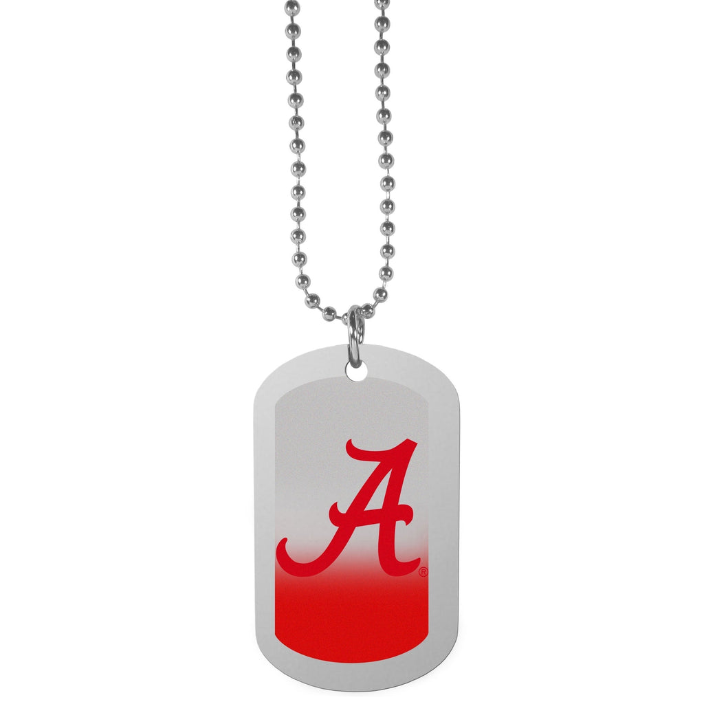 Siskiyou NCAA Unisex-Adult Team Tag Necklace Alabama Crimson Tide 26 inch Team Color - BeesActive Australia