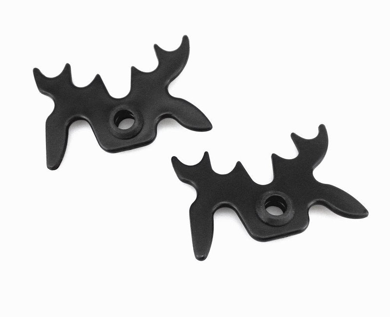 HONBAY 2pcs Black Plastic Moosehead Pool Billiard Cue Bridge Head - BeesActive Australia