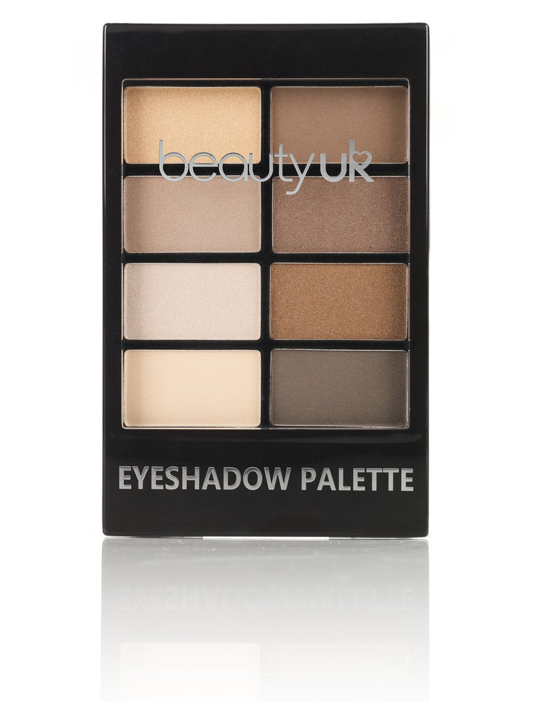 Beauty UK PRO HI-TECH Maximum Intensity and Long-Lasting Formula - Professional Eyeshadow Palette no.1 for Warm Neutral/Nude Makeup, Natural Beauty - BeesActive Australia