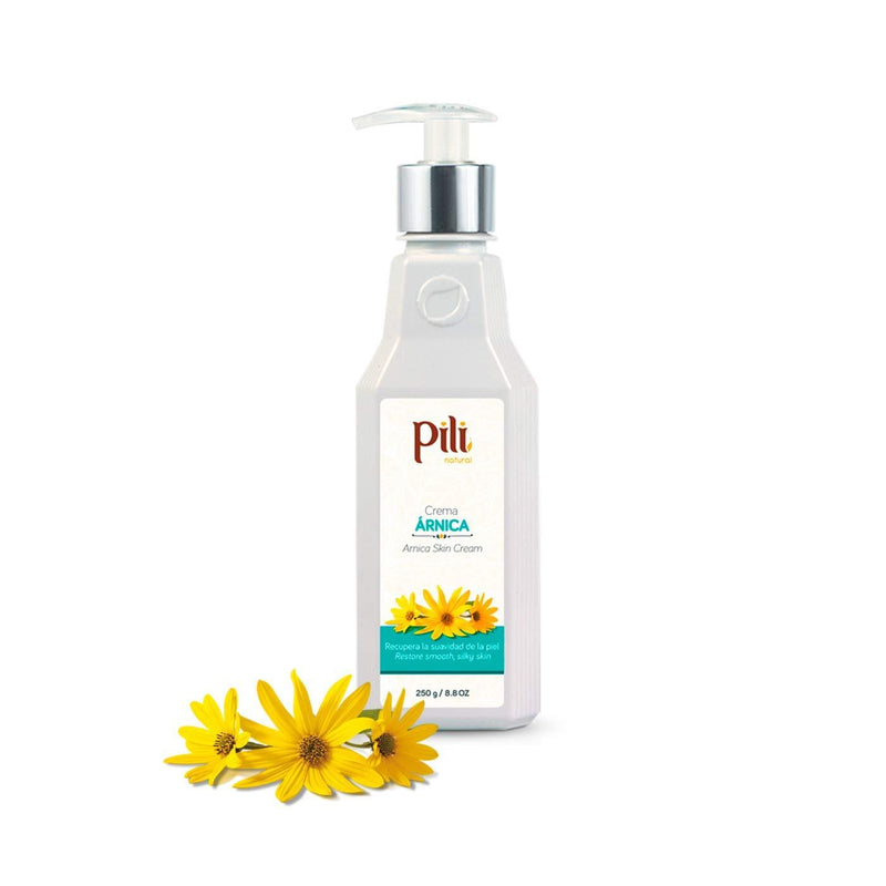 Pili Natural Arnica Cream - Restore Smooth Silky Skin - Crema de Arnica -Bottle 8.8 oz - BeesActive Australia